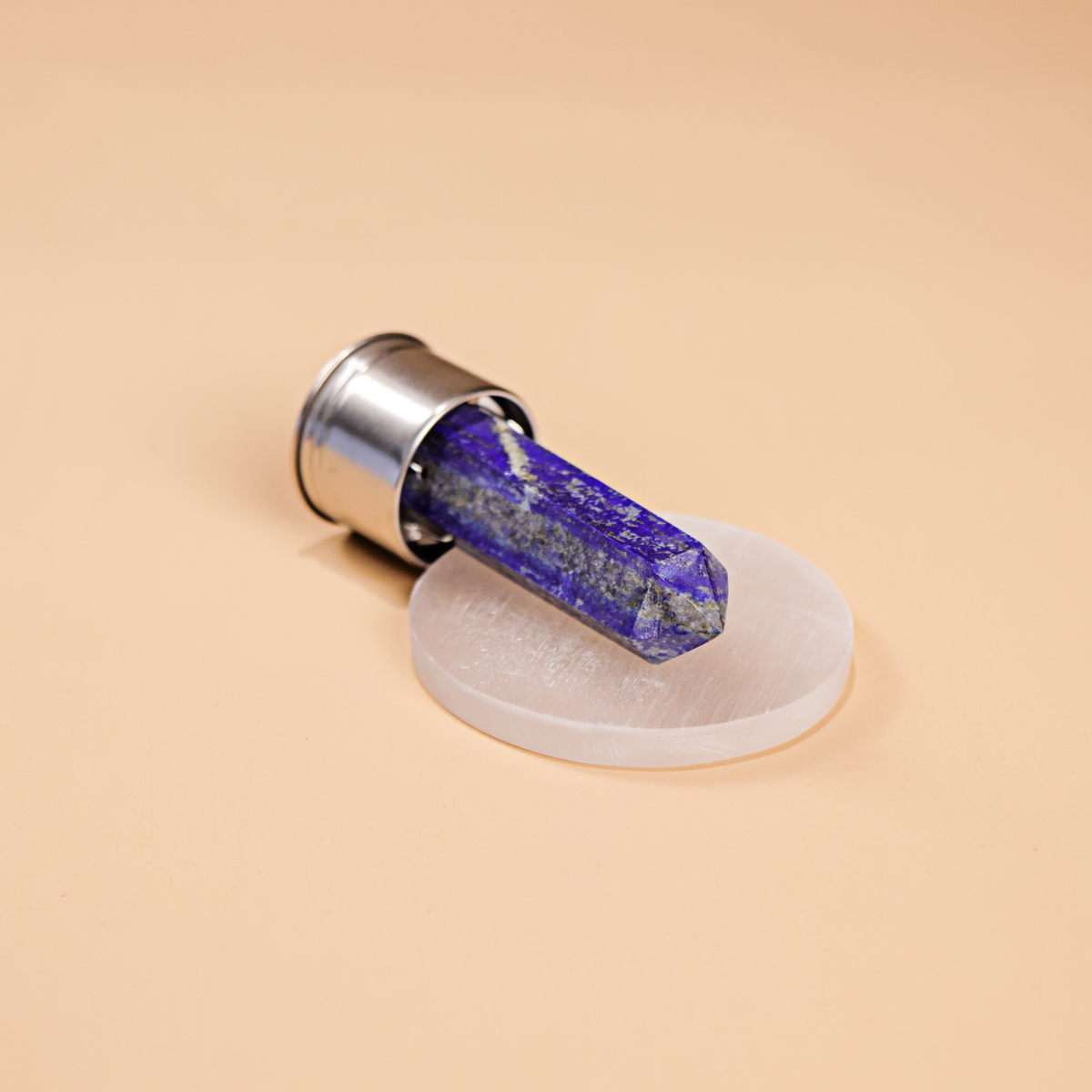 Your perfect pair to amplify your energy: Crystal Water Bottle + Selenite Charging Plate